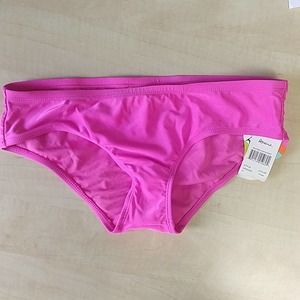 Raisins Ruched Kaiya Bikini Bottom Medium Pink